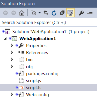 solution explorer show all files